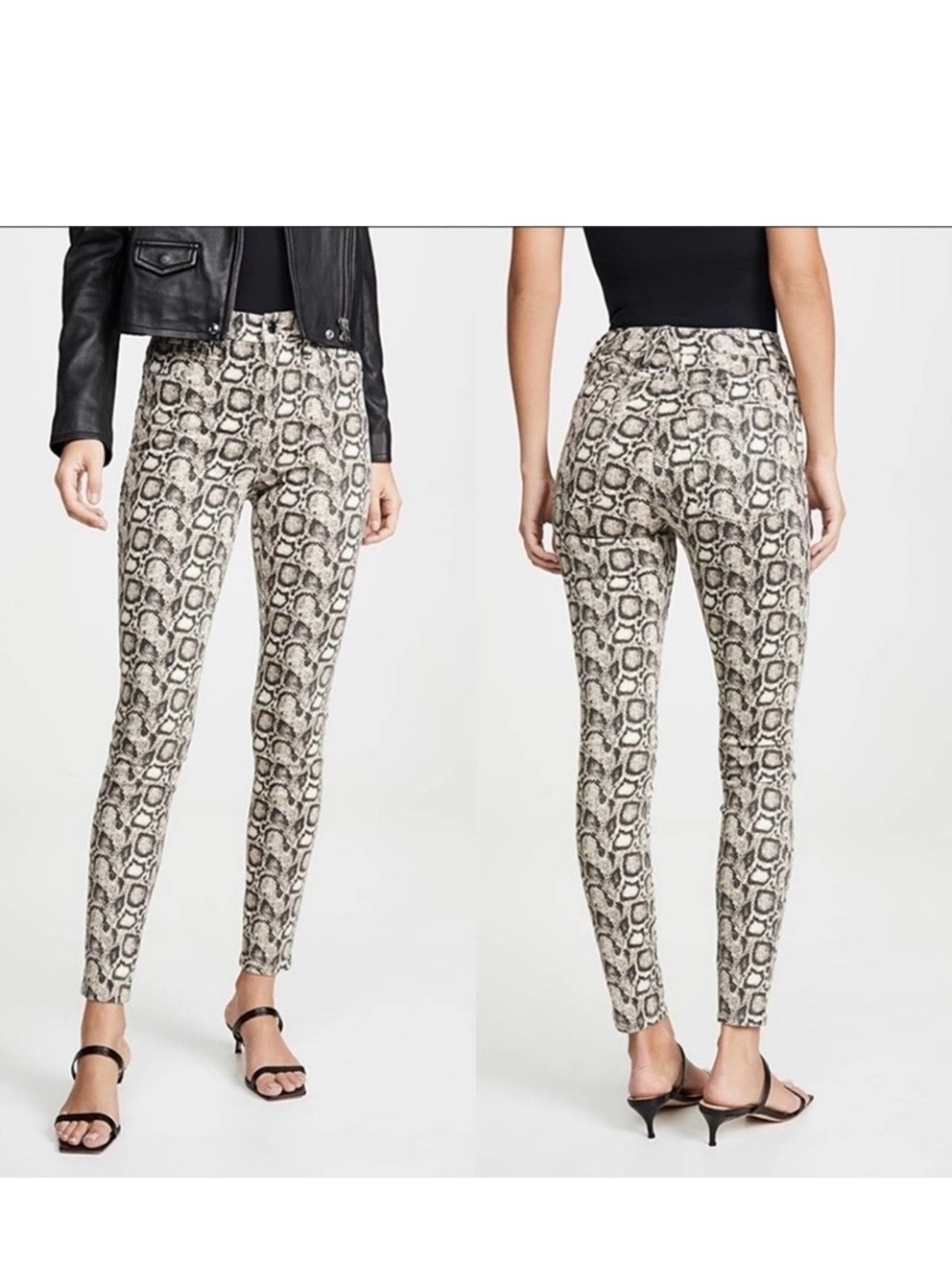 Good American Snake Print‎ Skinny Jeans Size 8 / 29